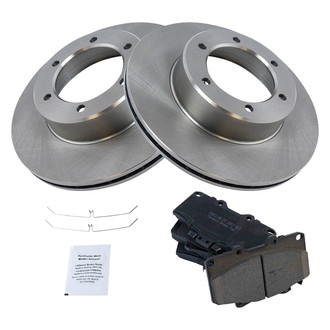 TRQ® - Front Disc Brake Kit with Ceramic Pads