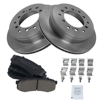 TRQ® - Rear Disc Brake Kit with Ceramic Pads