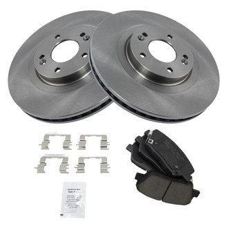 TRQ® - Front Disc Brake Kit with Ceramic Pads