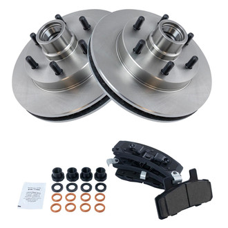 TRQ® - Front Disc Brake Kit with Ceramic Pads