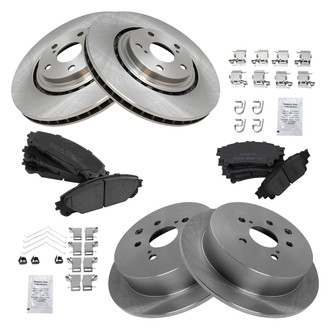 TRQ® - Disc Brake Kit with Ceramic Pads