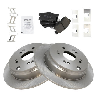 TRQ® - Rear Disc Brake Kit with Ceramic Pads