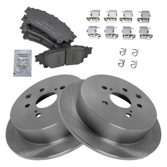 TRQ® - Rear Disc Brake Kit with Ceramic Pads