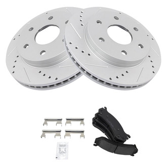 TRQ® - Performance Ceramic Front Brake Kit