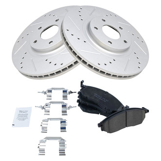 TRQ® - Performance Ceramic Front Brake Kit