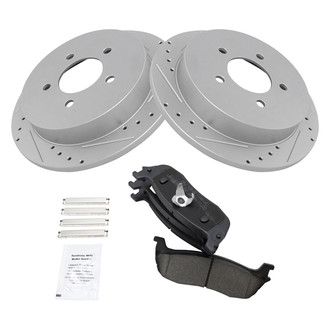 TRQ® - Performance Ceramic Rear Brake Kit