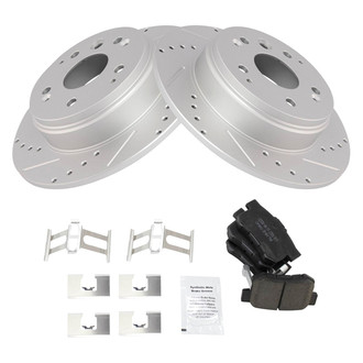 TRQ® - Performance Ceramic Rear Brake Kit