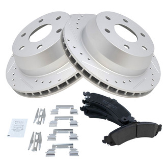 TRQ® - Performance Ceramic Rear Brake Kit