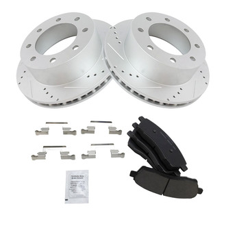 TRQ® - Performance Ceramic Rear Brake Kit