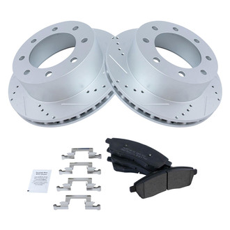 TRQ® - Performance Semi-Metallic Rear Brake Kit