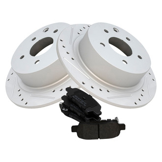 TRQ® - Performance Semi-Metallic Rear Brake Kit