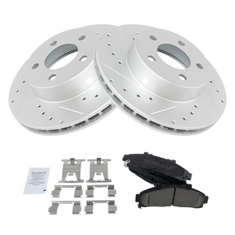 TRQ® - Performance Ceramic Front Brake Kit