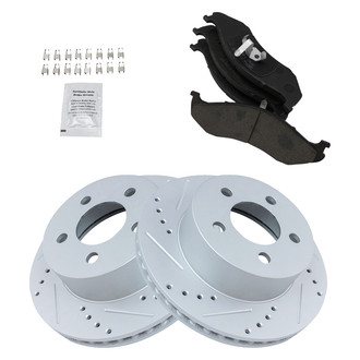 TRQ® - Performance Ceramic Front Brake Kit