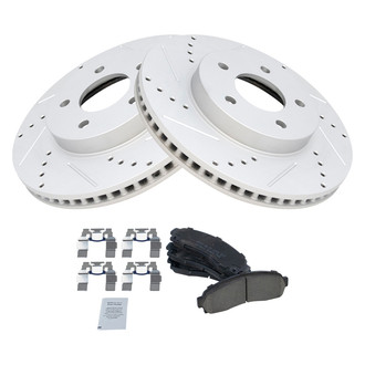 TRQ® - Performance Ceramic Front Brake Kit
