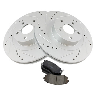 TRQ® - Performance Ceramic Front Brake Kit