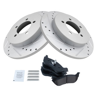 TRQ® - Performance Ceramic Rear Brake Kit