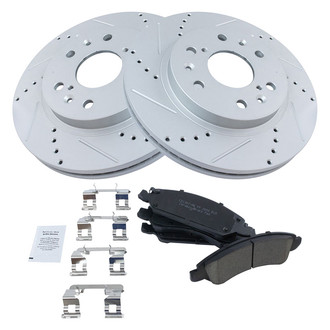 TRQ® - Performance Ceramic Front Brake Kit