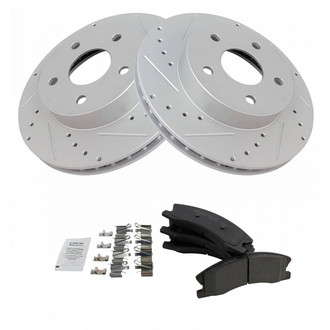 TRQ® - Performance Ceramic Front Brake Kit