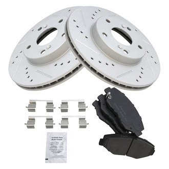 TRQ® - Performance Ceramic Front Brake Kit