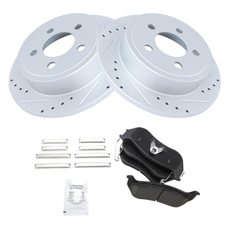 TRQ® - Performance Ceramic Rear Brake Kit