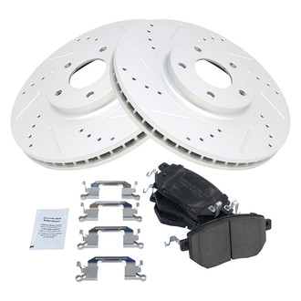 TRQ® - Performance Ceramic Front Brake Kit