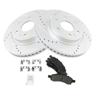 TRQ® - Performance Ceramic Front Brake Kit