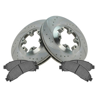 TRQ® - Performance Ceramic Front Brake Kit
