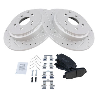 TRQ® - Performance Ceramic Rear Brake Kit