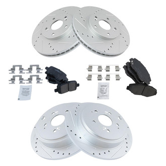 TRQ® - Performance Ceramic Brake Kit