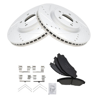 TRQ® - Performance Ceramic Front Brake Kit