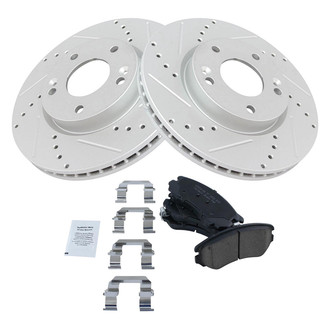 TRQ® - Performance Ceramic Front Brake Kit