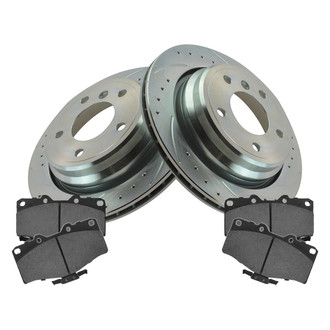 TRQ® - Performance Ceramic Front Brake Kit