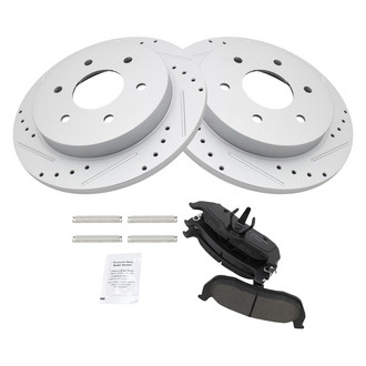 TRQ® - Performance Ceramic Rear Brake Kit