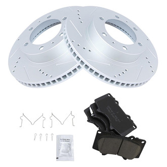 TRQ® - Performance Ceramic Front Brake Kit