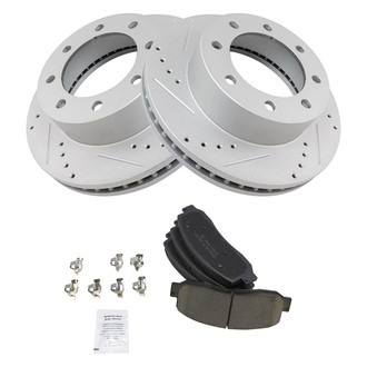 TRQ® - Performance Ceramic Front Brake Kit