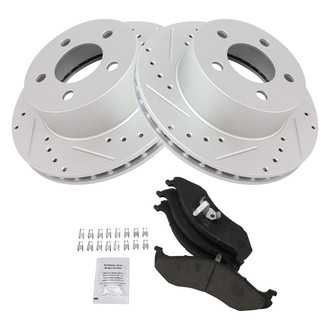 TRQ® - Performance Ceramic Front Brake Kit