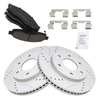 TRQ® - Performance Ceramic Front Brake Kit