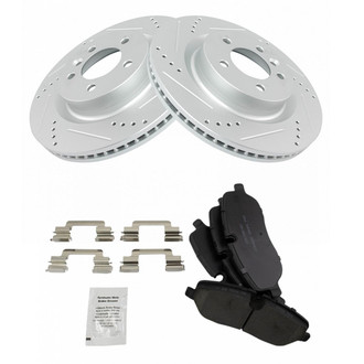 TRQ® - Performance Ceramic Front Brake Kit