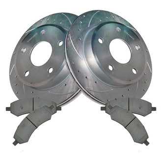 TRQ® - Performance Ceramic Front Brake Kit