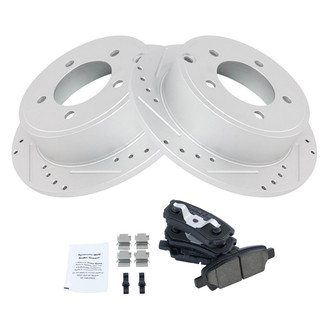 TRQ® - Performance Ceramic Rear Brake Kit