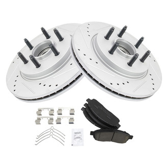 TRQ® - Performance Ceramic Front Brake Kit