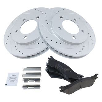 TRQ® - Performance Ceramic Front Brake Kit