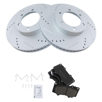 TRQ® - Performance Ceramic Front Brake Kit