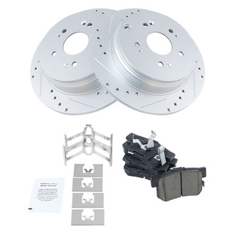 TRQ® - Performance Ceramic Rear Brake Kit