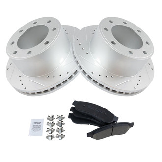 TRQ® - Performance Ceramic Rear Brake Kit