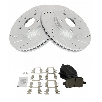 TRQ® - Performance Ceramic Front Brake Kit