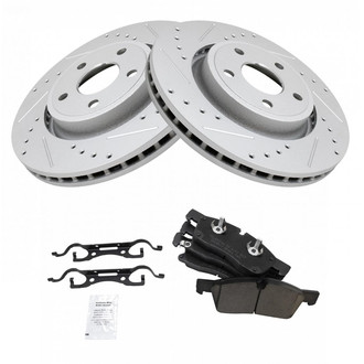 TRQ® - Performance Ceramic Front Brake Kit