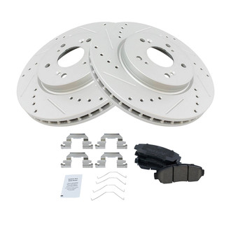 TRQ® - Performance Ceramic Front Brake Kit