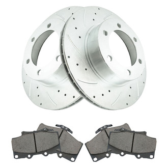 TRQ® - Performance Ceramic Front Brake Kit