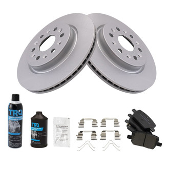 TRQ® - Rear Disc Brake Kit with Ceramic Pads